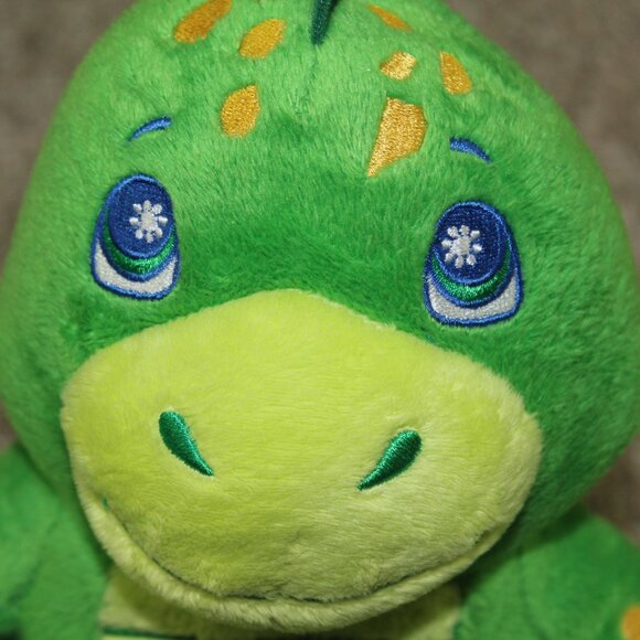 Flashlight Friends Dinosaur Dragon Green Plush Night Light Plush Toy 10" Works - Picture 2 of 6